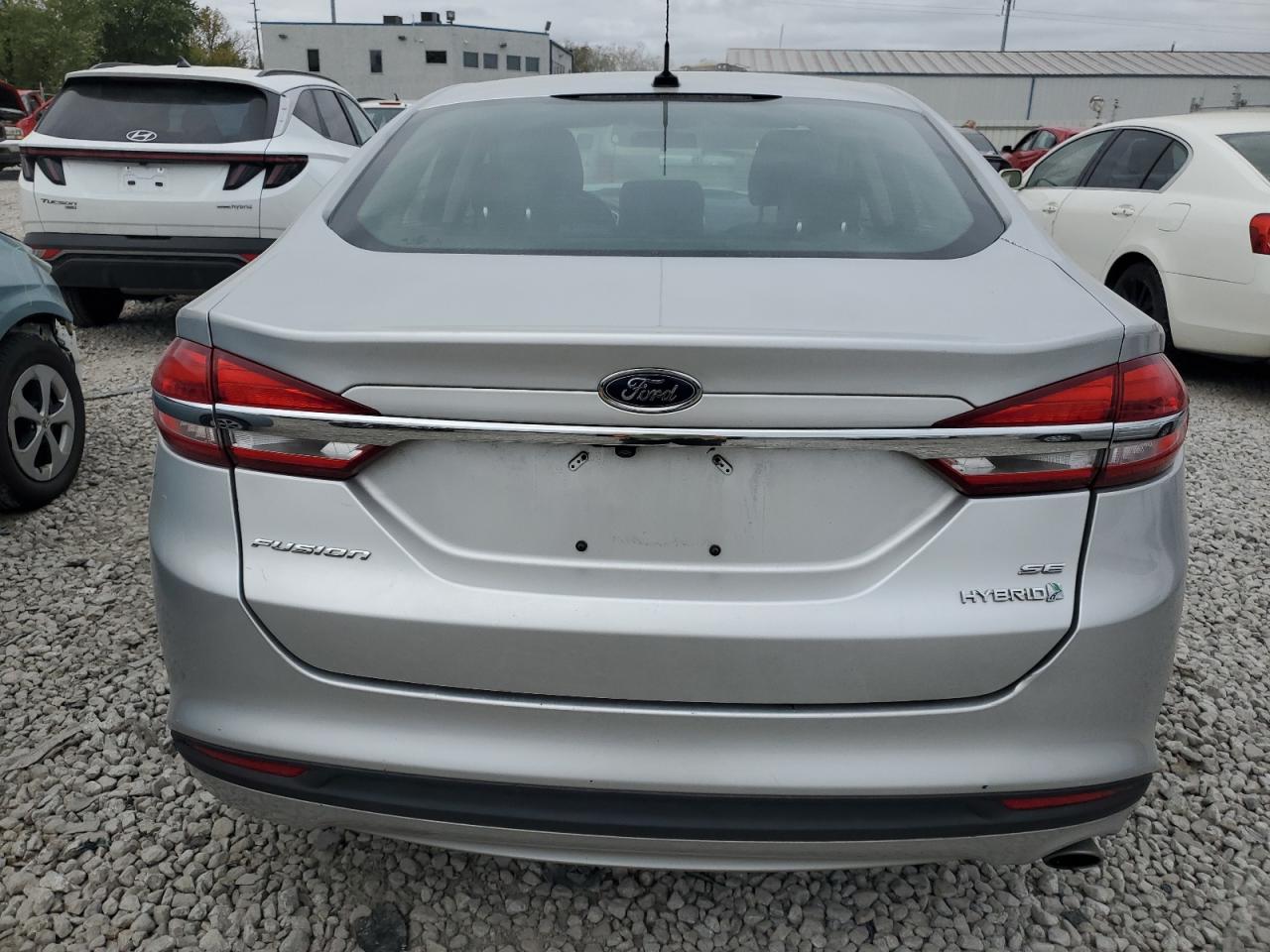 2017 Ford Fusion VIN 3FA6P0LU4HR384578 Copart auction photo, front end damage thumbnail 6