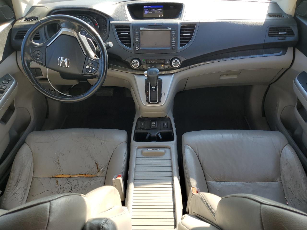 2013 Honda CR-V VIN 2HKRM4H74DH665433 Copart auction photo, front end / undercarriage damage thumbnail 8