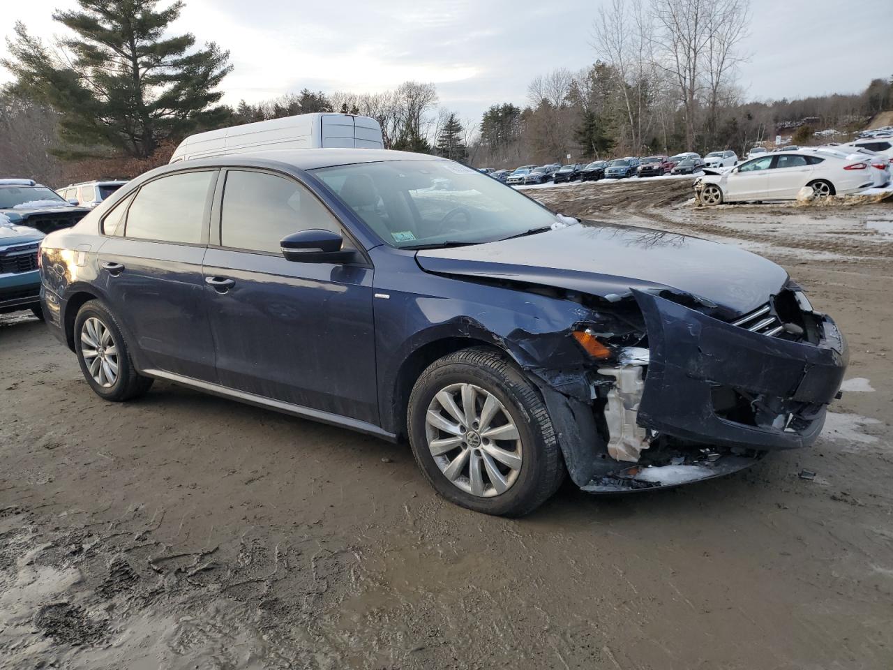 2014 Volkswagen Passat VIN 1VWAT7A39EC109203 Copart auction photo, front end damage thumbnail 4