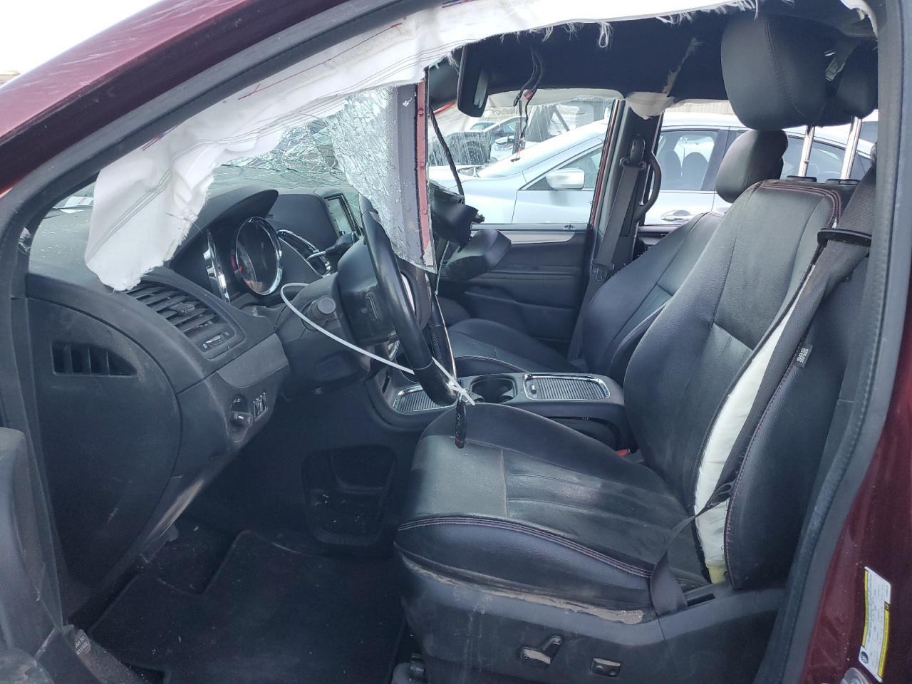 2020 Dodge Caravan VIN 2C4RDGEG3LR200214 Copart auction photo, rollover damage thumbnail 7