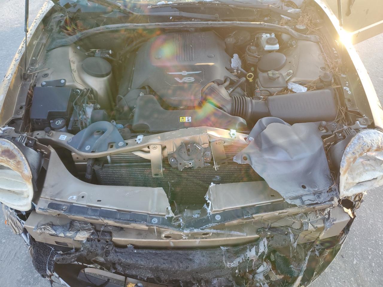 2005 Ford Thunderbird VIN 1FAHP60A85Y102946 Copart auction photo, burn damage thumbnail 11