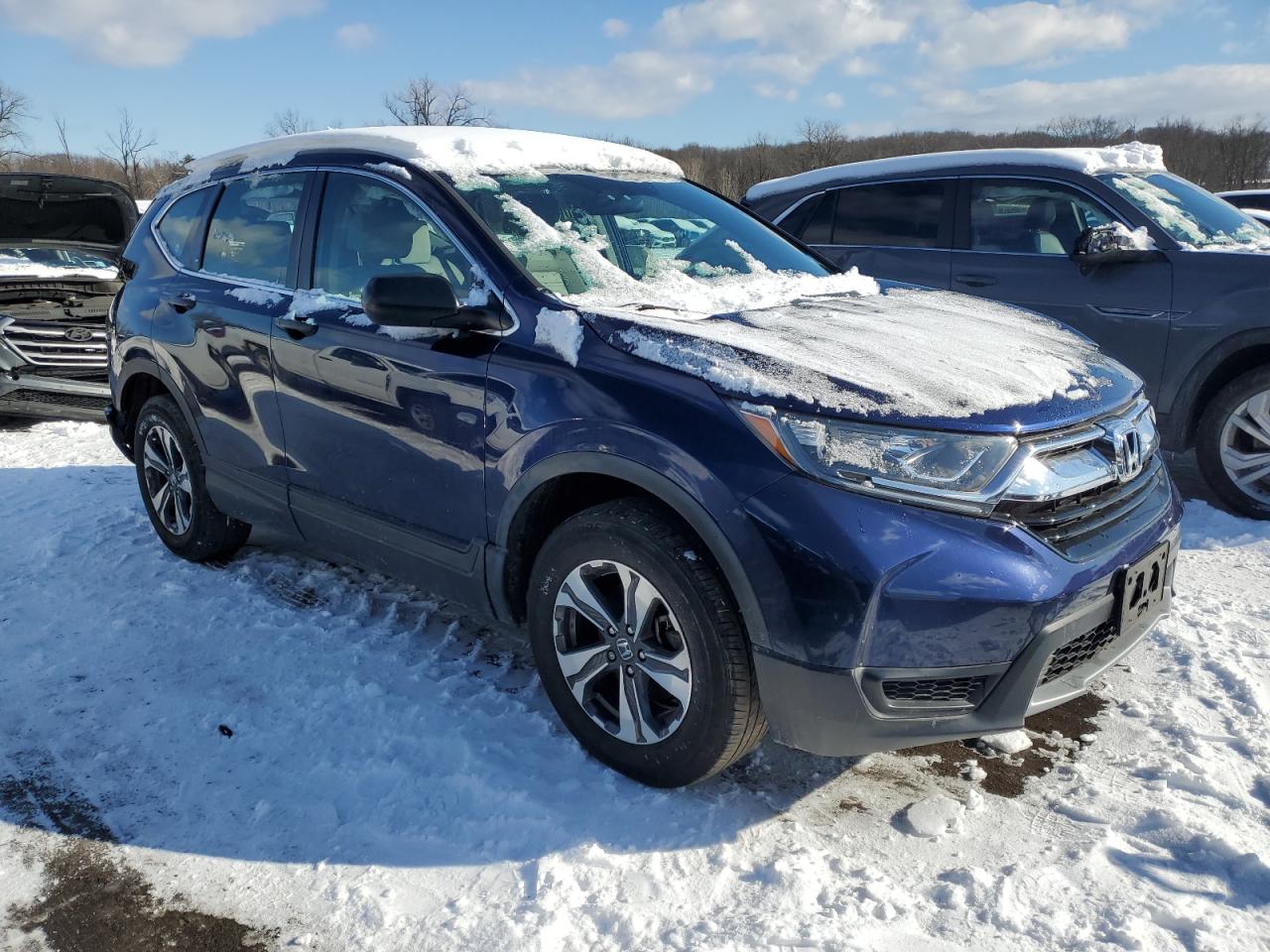 2018 Honda CR-V VIN 2HKRW6H33JH202102 Copart auction photo, rear end / minor dent/scratches damage thumbnail 4