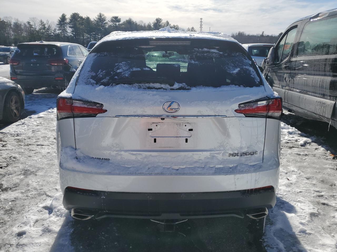 2017 Lexus NX VIN JTJBARBZ7H2148570 Copart auction photo, front end damage thumbnail 6