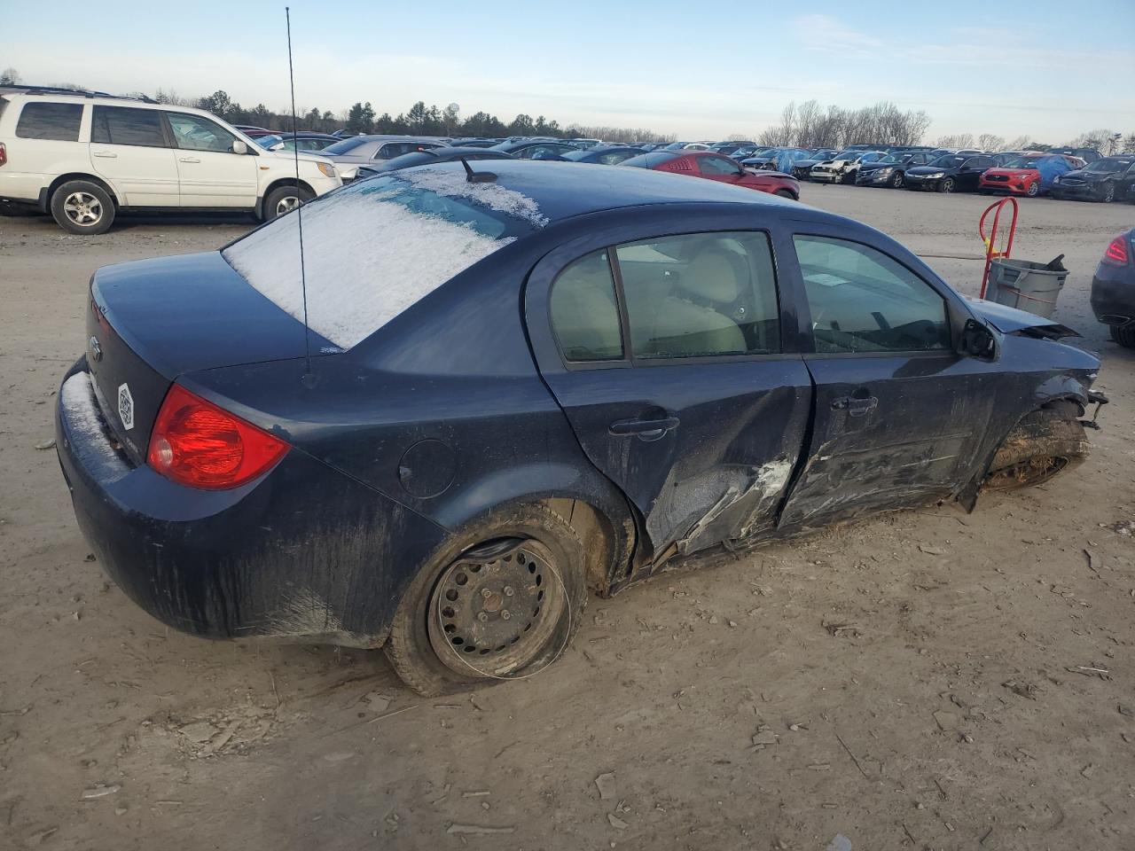 2010 Chevrolet Cobalt VIN 1G1AB5F52A7121709 Copart auction photo, front end / side damage thumbnail 3