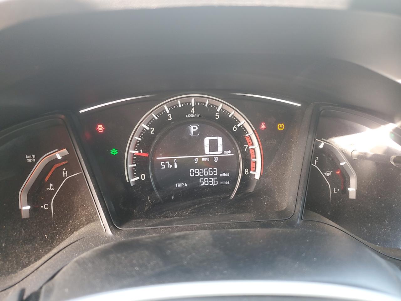 2018 Honda Civic VIN SHHFK7H43JU208721 Copart auction photo, rear end damage thumbnail 9