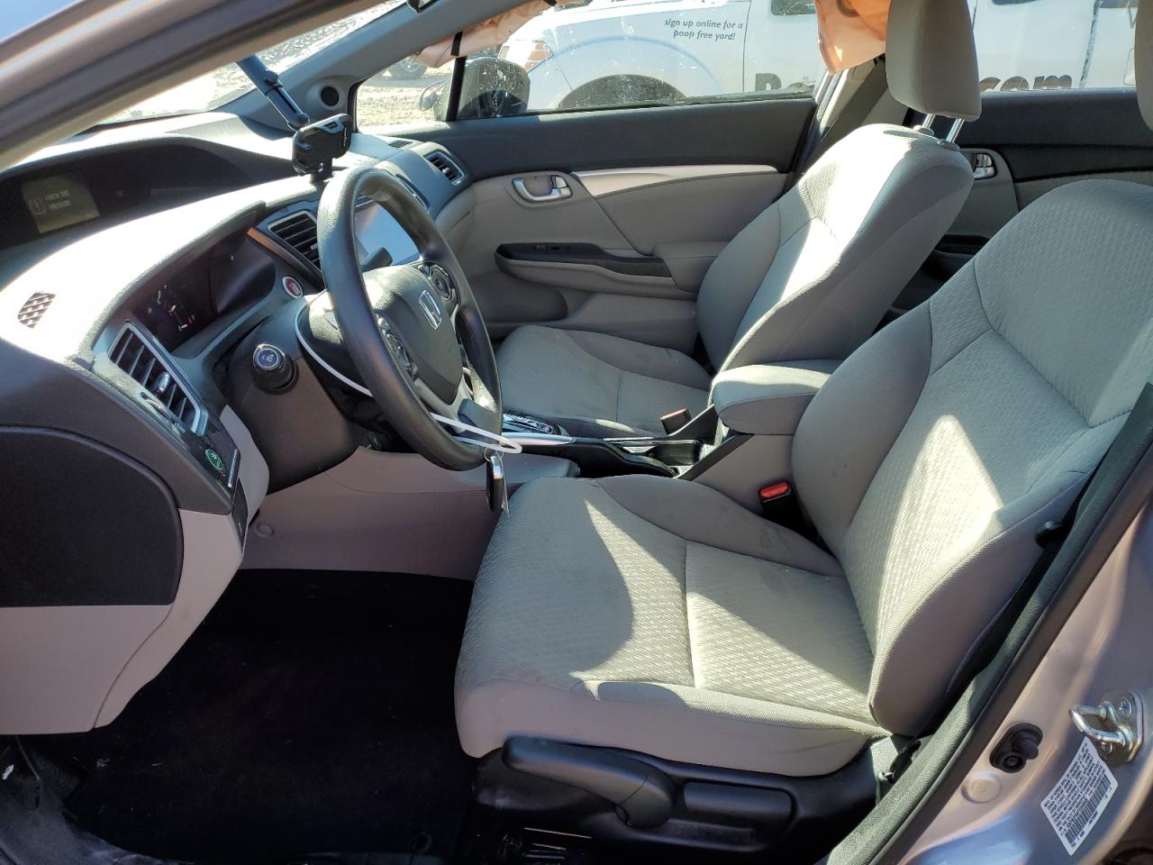 2015 Honda Civic VIN 19XFB2F8XFE044648 Copart auction photo, all over damage thumbnail 7