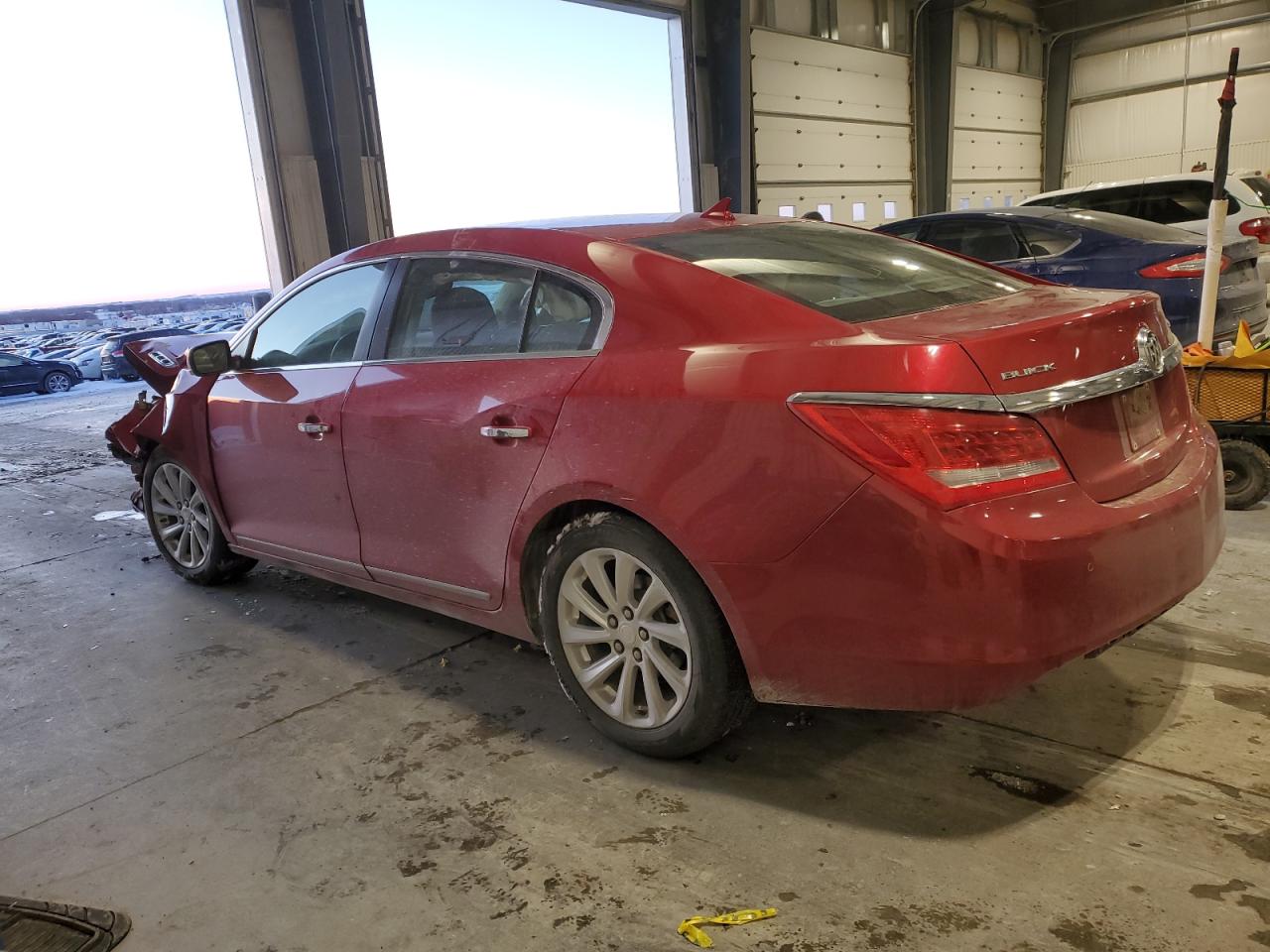 2014 Buick LaCrosse VIN 1G4GB5GR0EF269321 Copart auction photo, front end / hail damage thumbnail 2