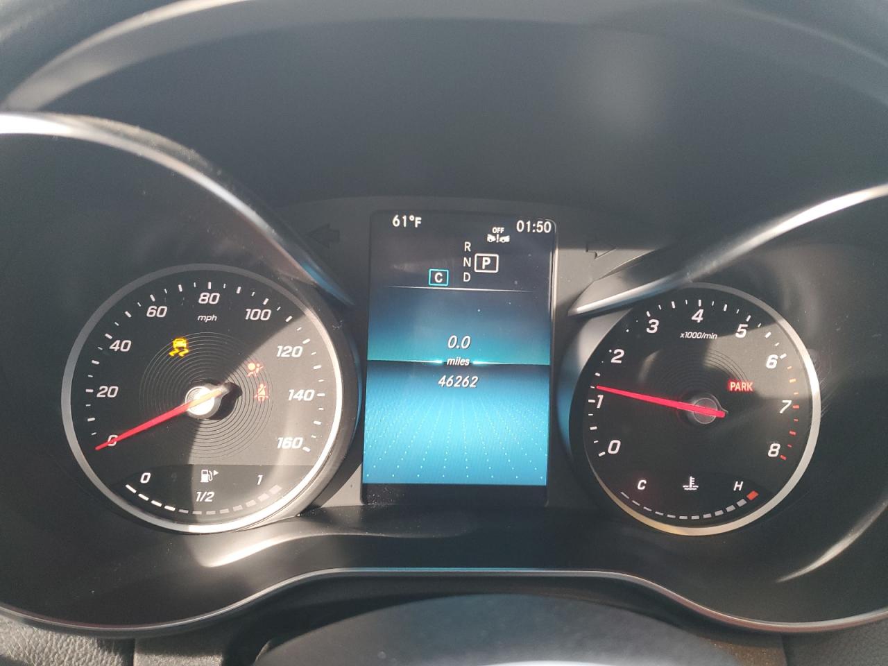 2020 Mercedes-Benz C-klasse VIN WDDWF8DB2LR563401 Copart auction photo, side damage thumbnail 9