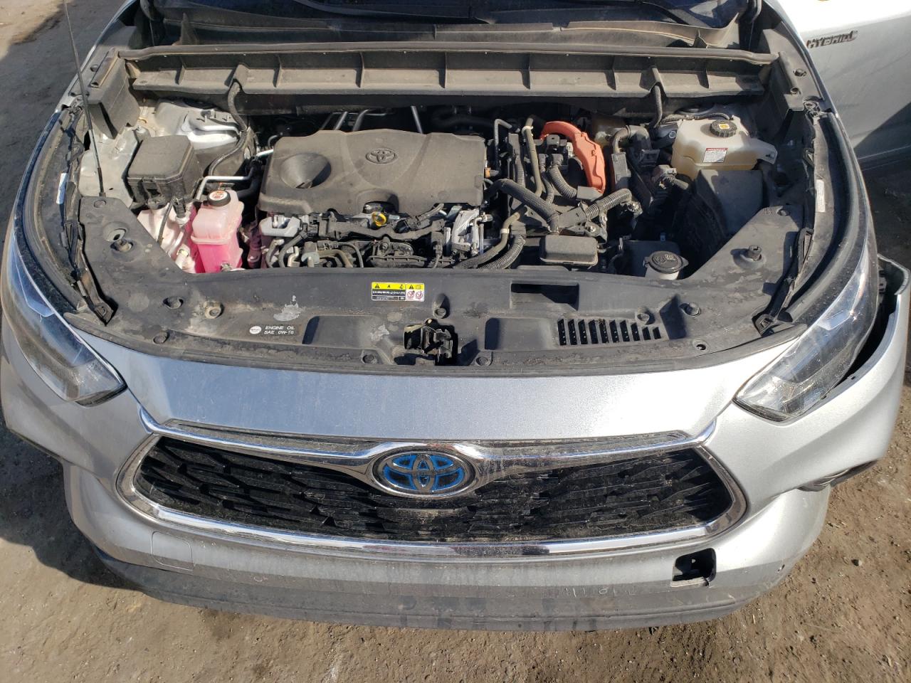2021 Toyota Highlander VIN 5TDXBRCH6MS521645 Copart auction photo, all over damage thumbnail 12