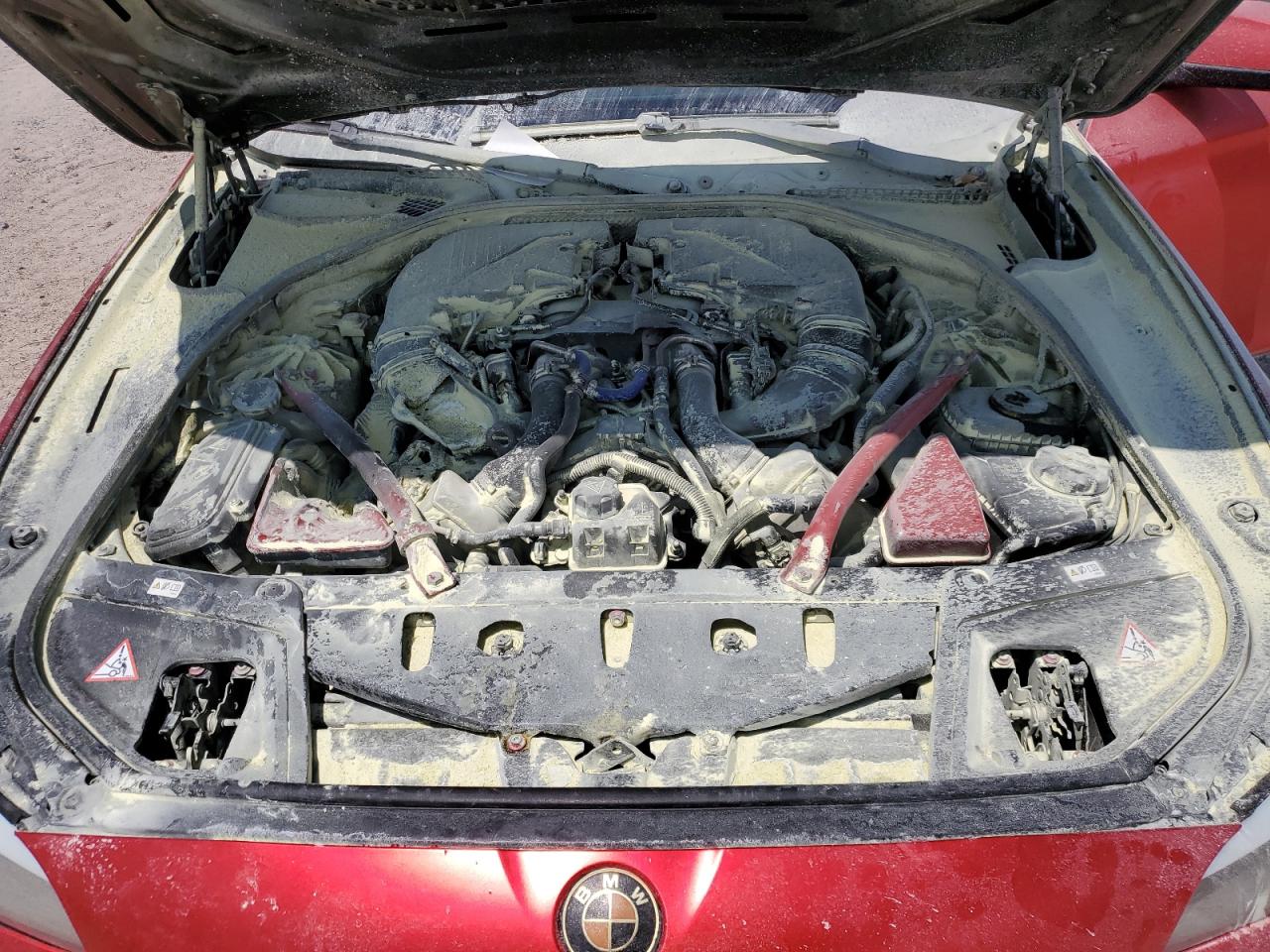 2011 BMW 5er VIN WBAFR9C53BC270186 Copart auction photo, burn - engine damage thumbnail 12