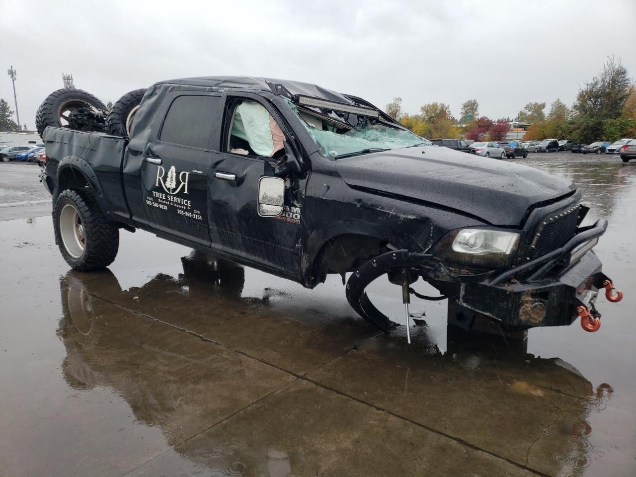 2013 RAM 2500 VIN 3C6UR5NL8DG614598 Copart auction photo, all over damage thumbnail 4