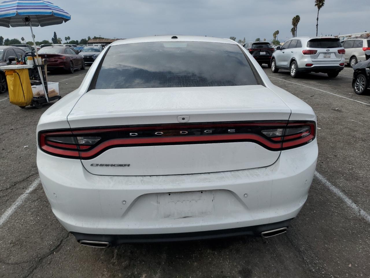 2019 Dodge Charger VIN 2C3CDXBG8KH688434 Copart auction photo, front end / side damage thumbnail 6