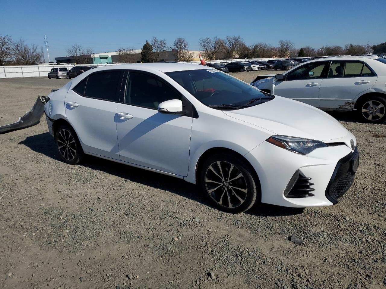 2018 Toyota Corolla VIN 2T1BURHE6JC121866 Copart auction photo, rear end damage thumbnail 4