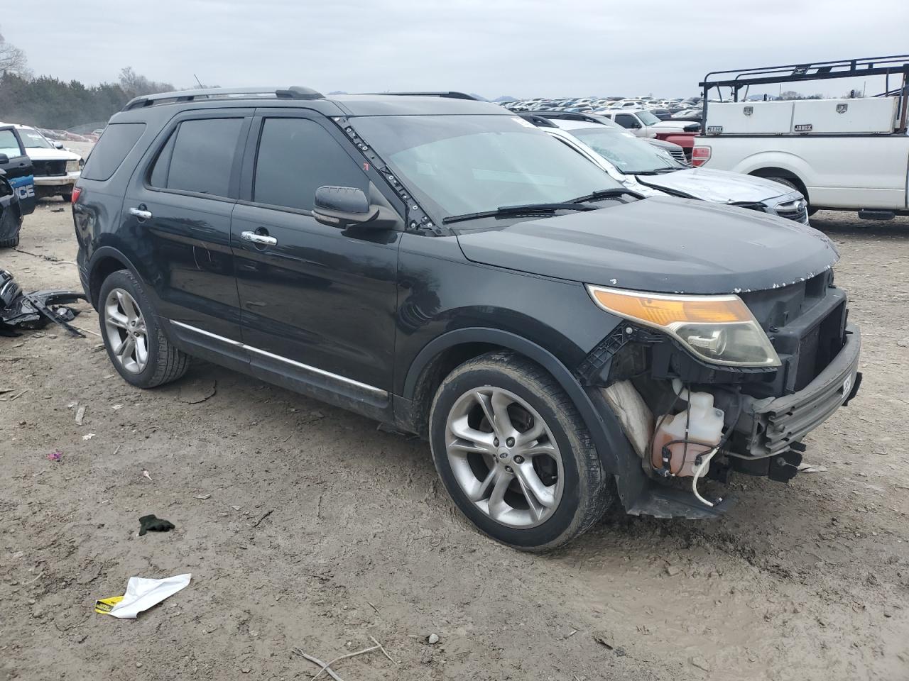 2014 Ford Explorer VIN 1FM5K7F85EGA91556 Copart auction photo, front end damage thumbnail 4