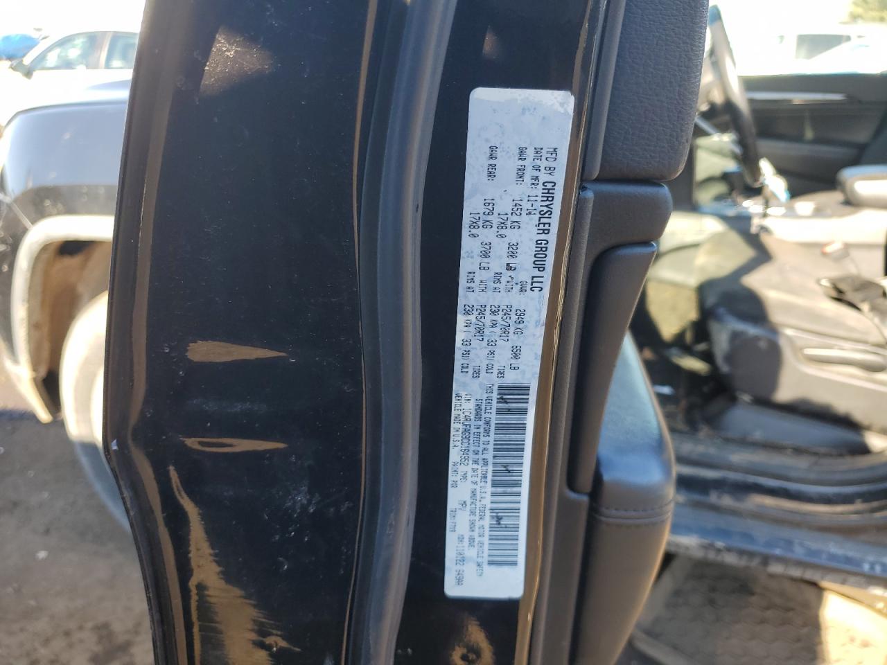 2012 Jeep Grand Cherokee VIN 1C4RJFAG9CC164952 Copart auction photo, side / minor dent/scratches damage thumbnail 12