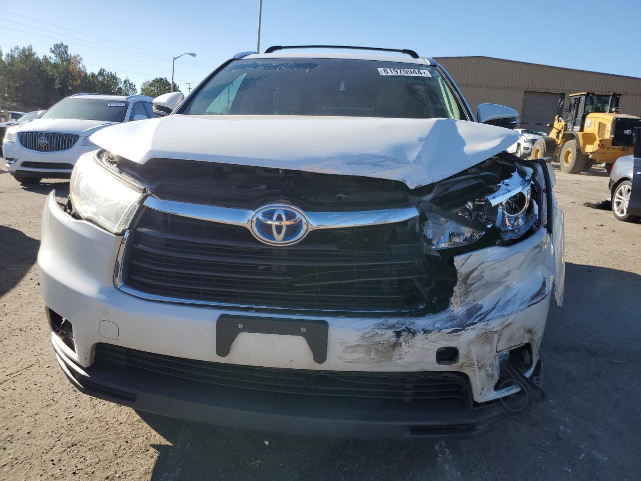 2016 Toyota Highlander VIN 5TDDCRFH3GS019322 Copart auction photo, front end damage thumbnail 5