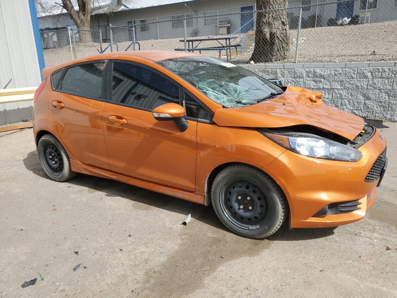 2019 Ford Fiesta VIN 3FADP4GX9KM119596 Copart auction photo, front end damage thumbnail 4