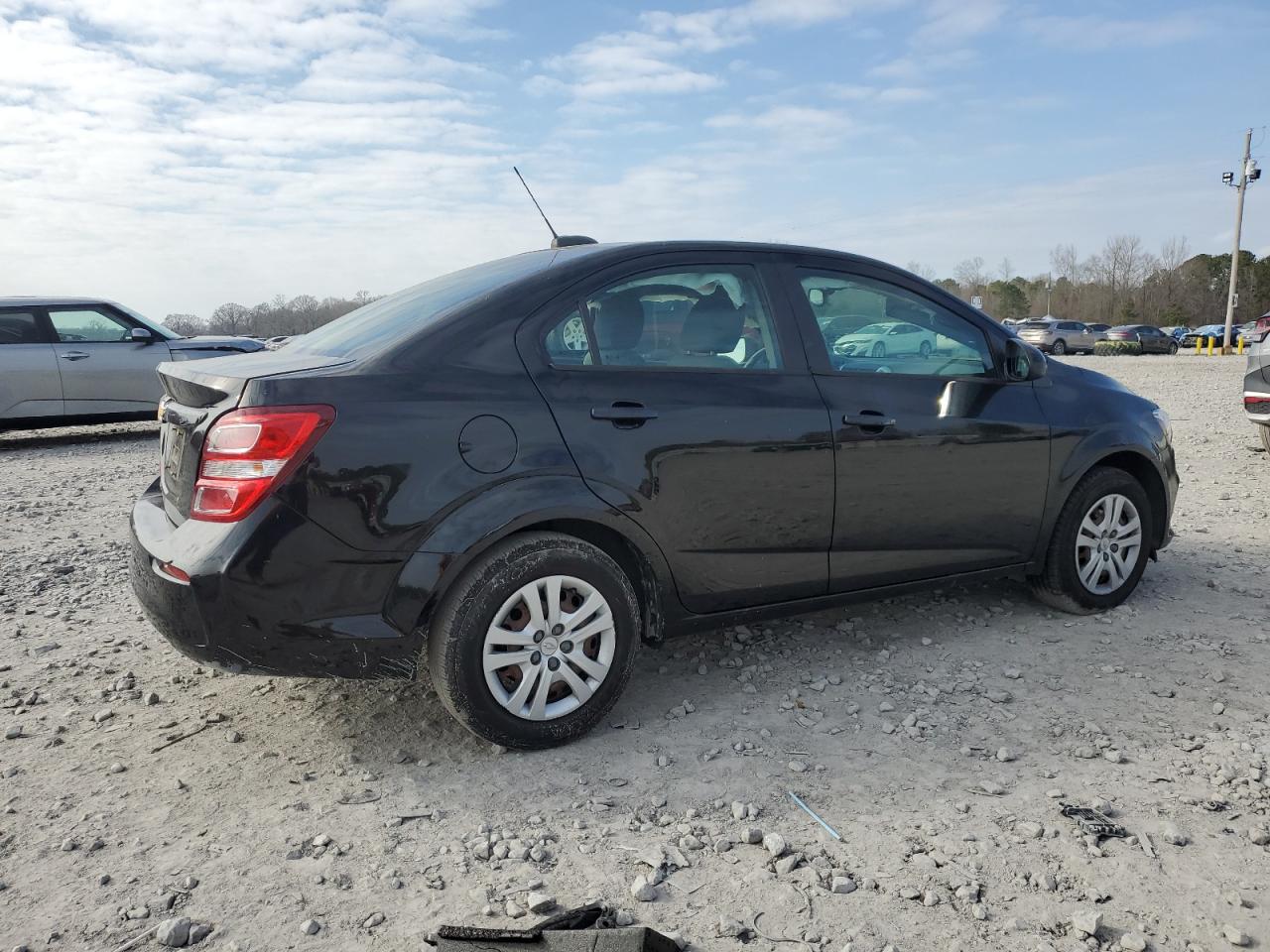 2017 Chevrolet Sonic VIN 1G1JB5SH1H4158116 Copart auction photo, side damage thumbnail 3