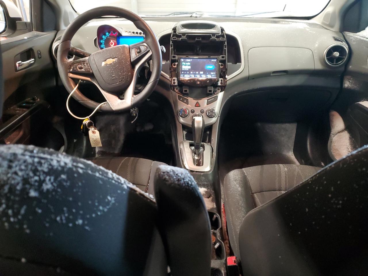 2016 Chevrolet Sonic VIN 1G1JC6SH9G4163808 Copart auction photo, front end / vandalism damage thumbnail 8