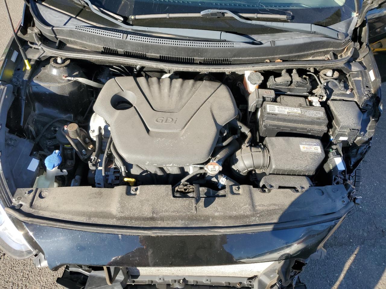2017 Hyundai Accent VIN KMHCT4AEXHU336924 Copart auction photo, front end / frame damage damage thumbnail 11