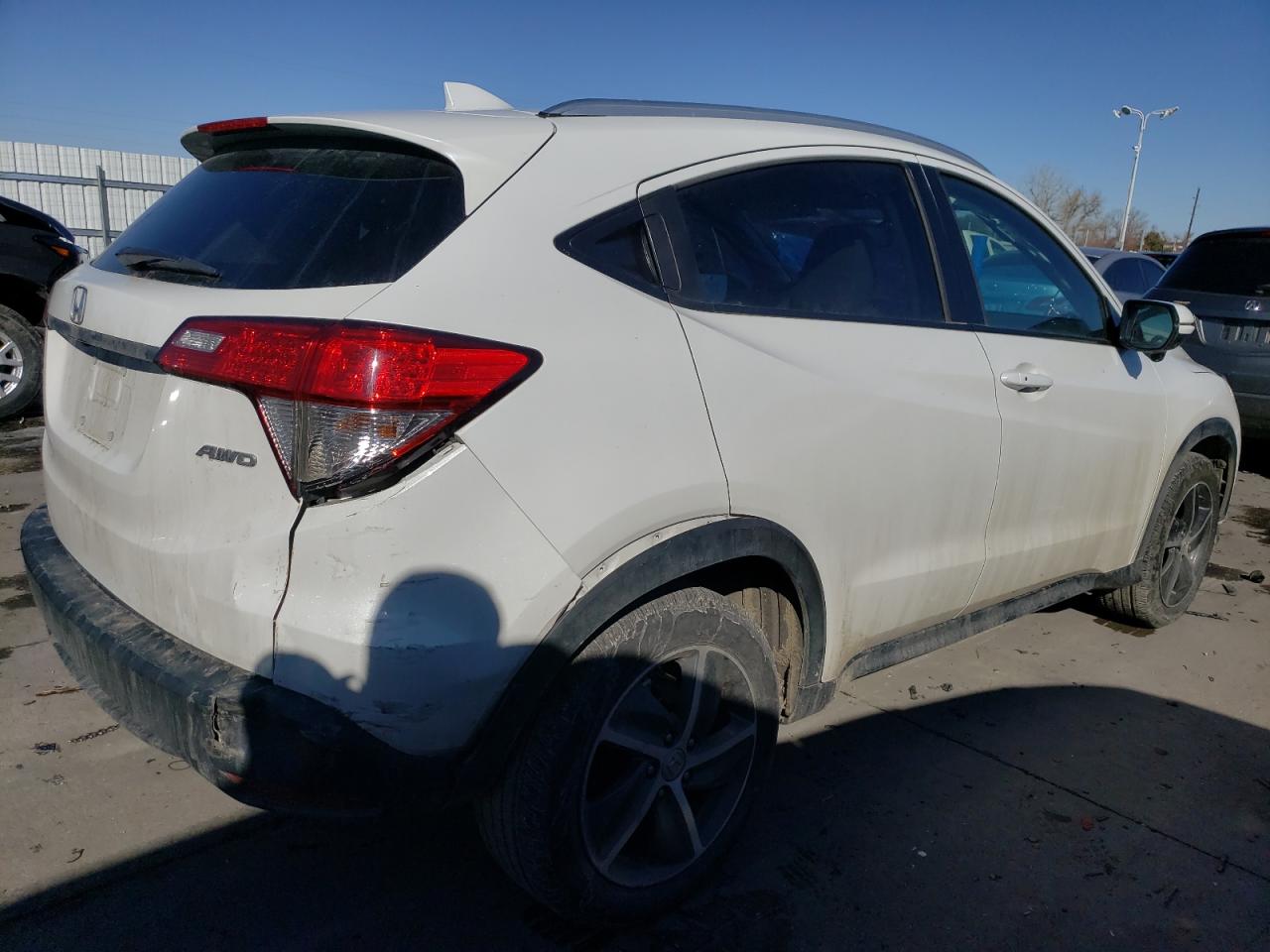 2022 Honda HR-V VIN 3CZRU6H7XNM701160 Copart auction photo, rear end / front end damage thumbnail 3