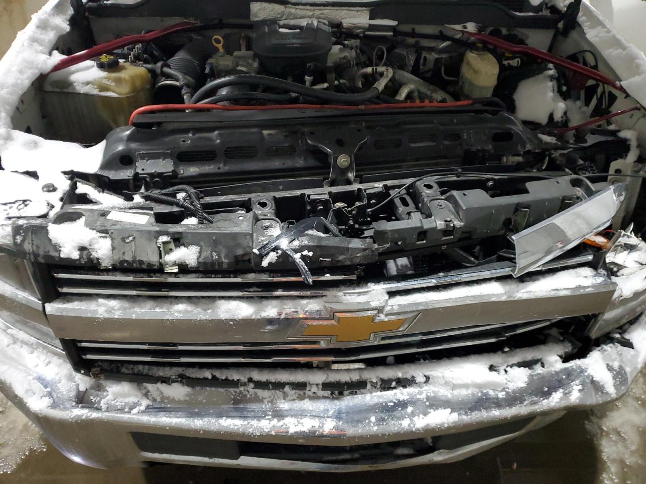 2015 Chevrolet Silverado VIN 1GC1KUE88FF654674 Copart auction photo, all over damage thumbnail 11