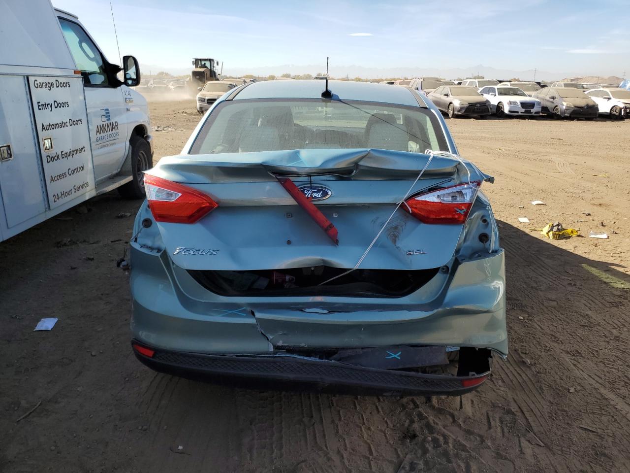 2012 Ford Focus VIN 1FAHP3H23CL416977 Copart auction photo, rear end damage thumbnail 6