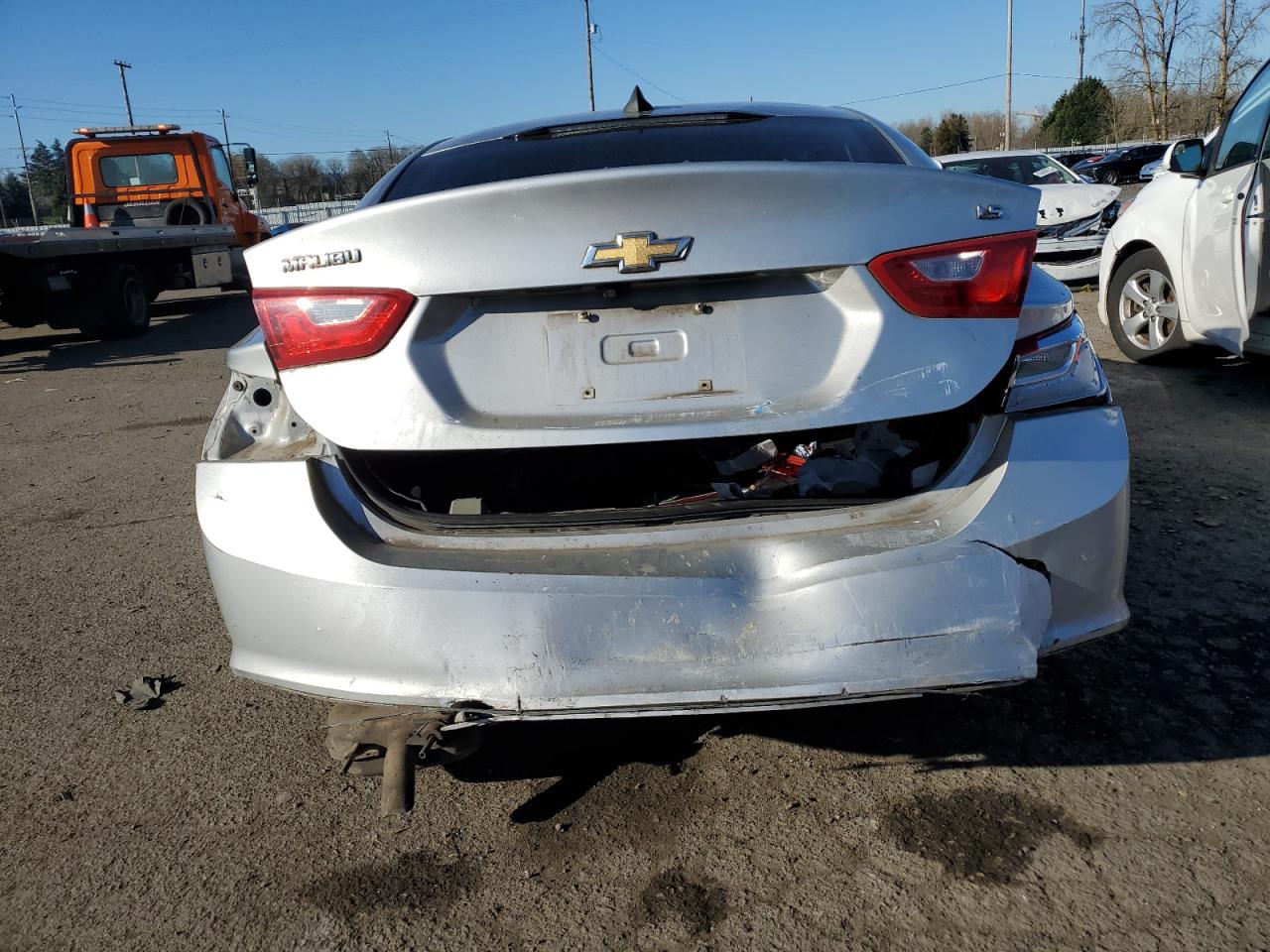 2016 Chevrolet Malibu VIN 1G1ZB5STXGF195370 Copart auction photo, rear end / front end damage thumbnail 6