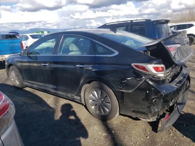 2017 Hyundai Sonata VIN KMHE24L34HA063228 Copart auction photo, rear end damage thumbnail 2
