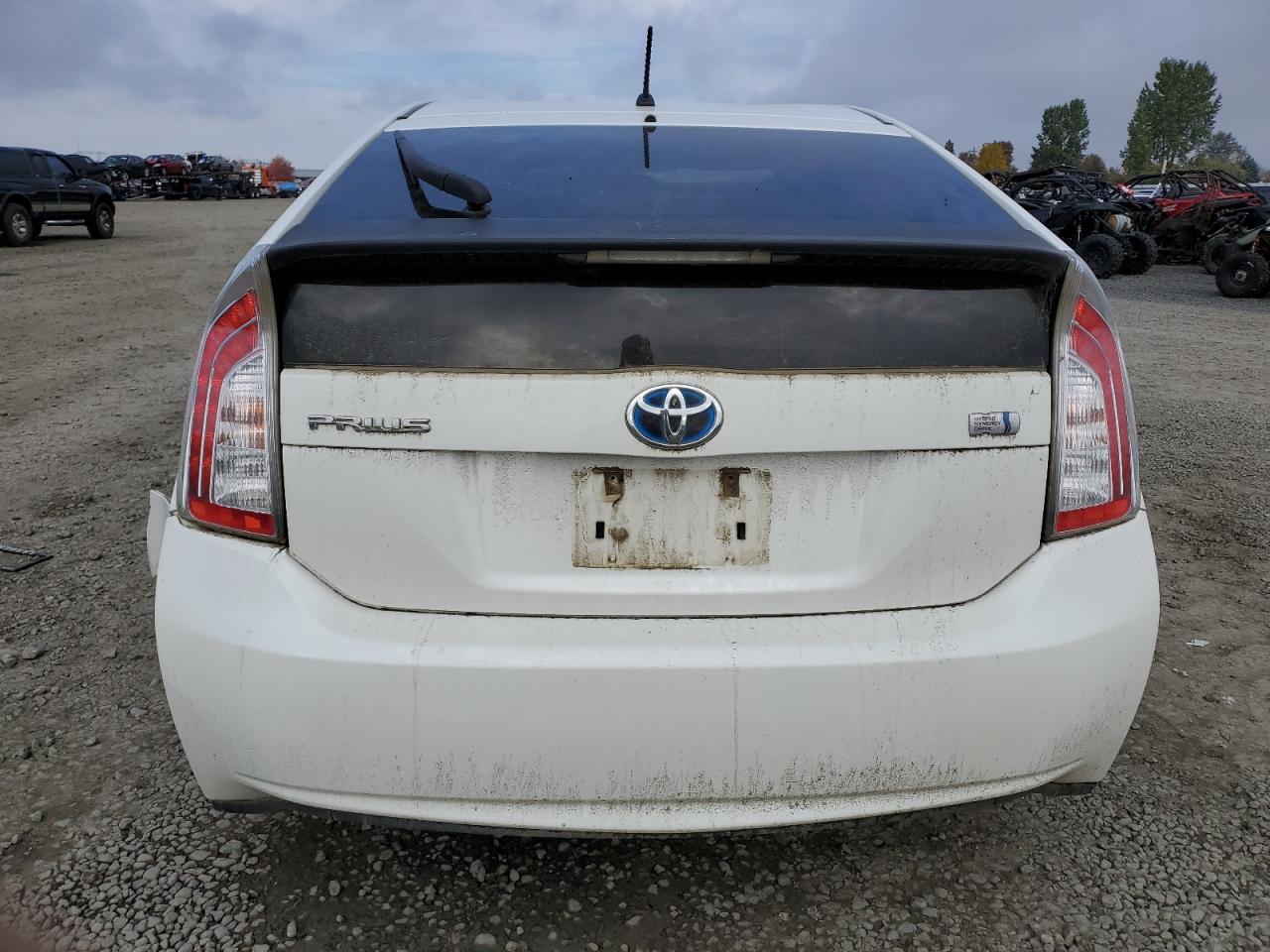 2012 Toyota Prius VIN JTDKN3DUXC5415956 Copart auction photo, side / rear end damage thumbnail 6