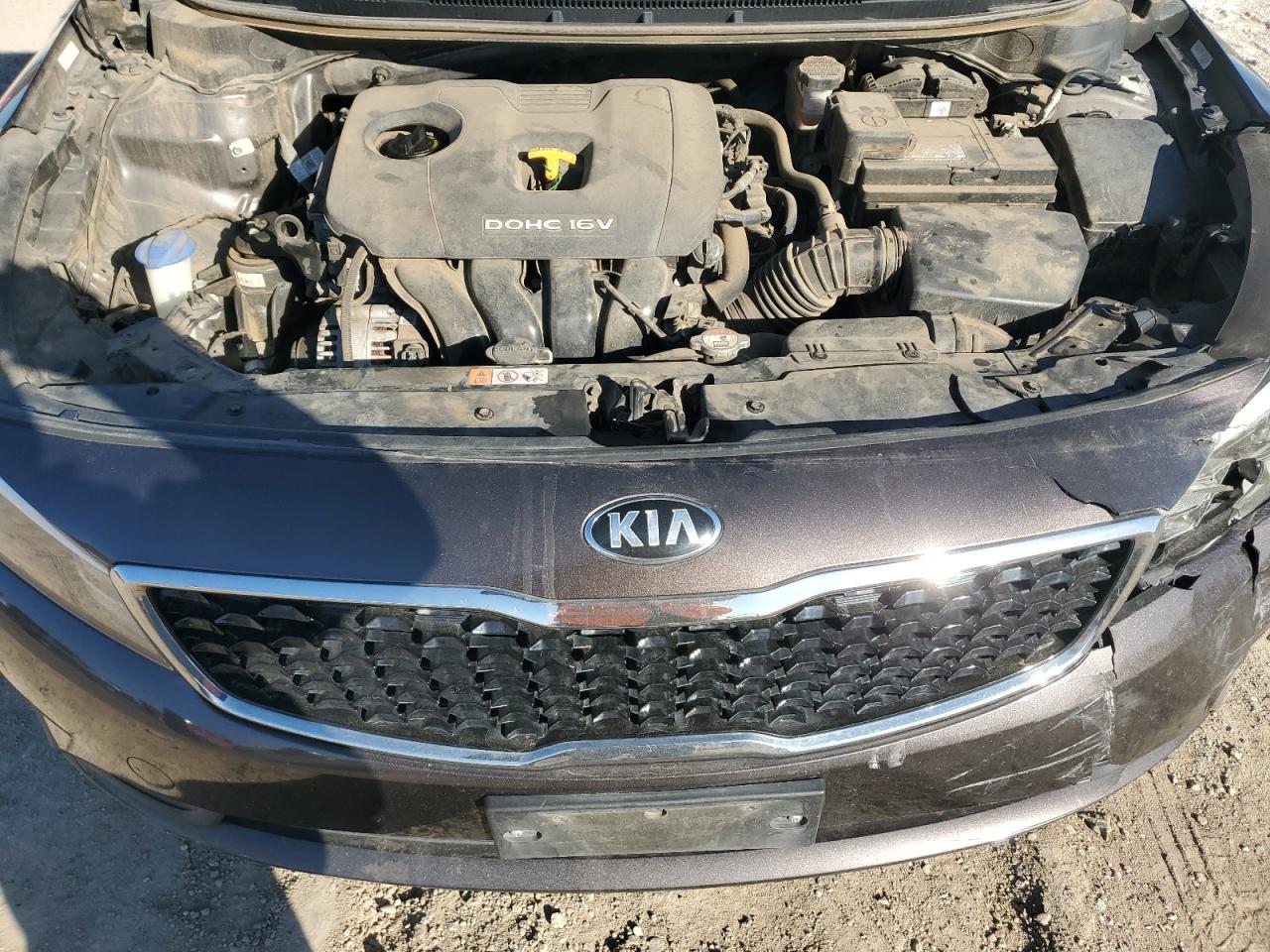 2018 KIA Forte VIN 3KPFL4A74JE164199 Copart auction photo, front end damage thumbnail 12
