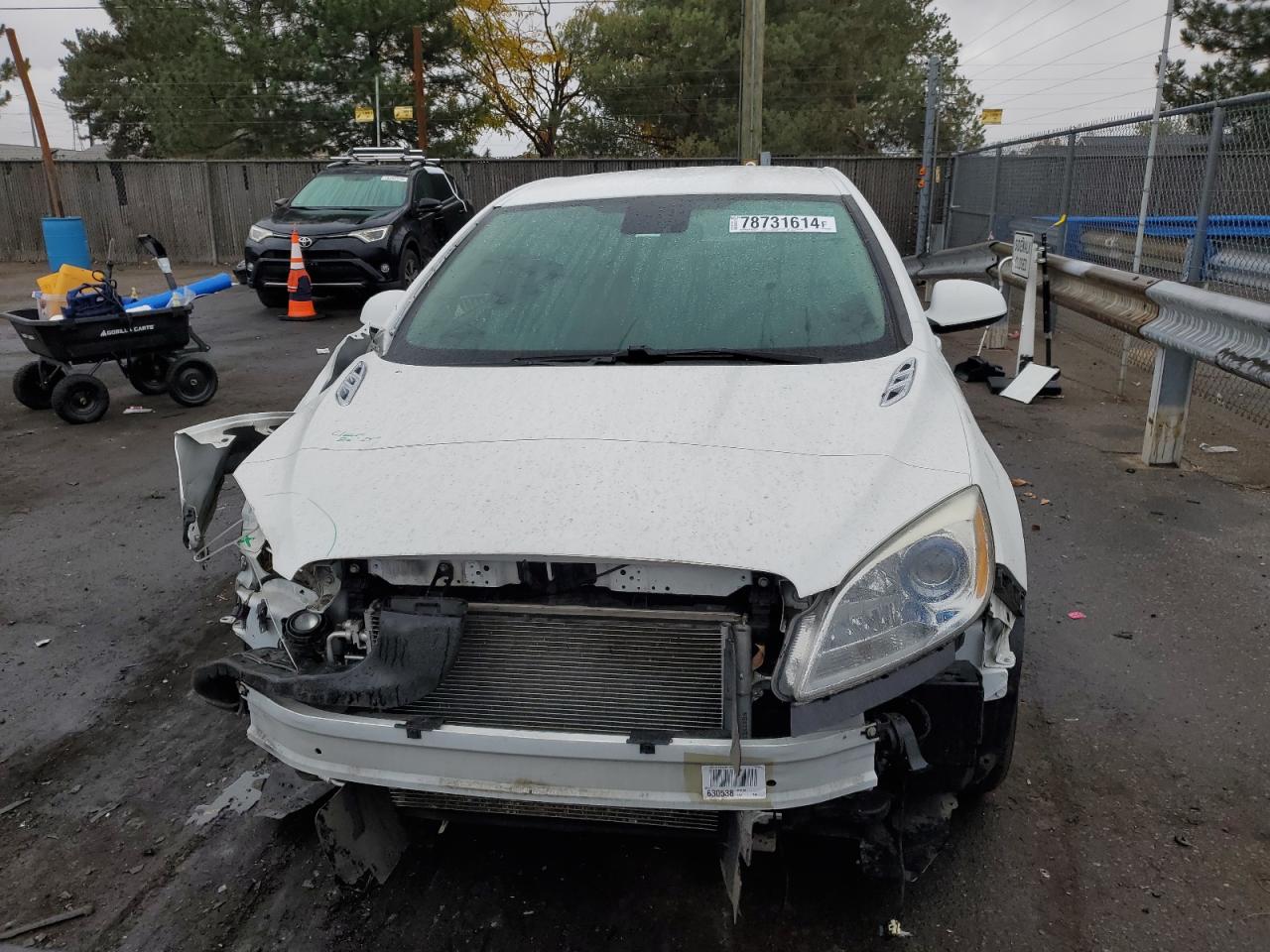 2016 Buick Verano VIN 1G4PW5SKXG4170650 Copart auction photo, front end / burn - interior damage thumbnail 5