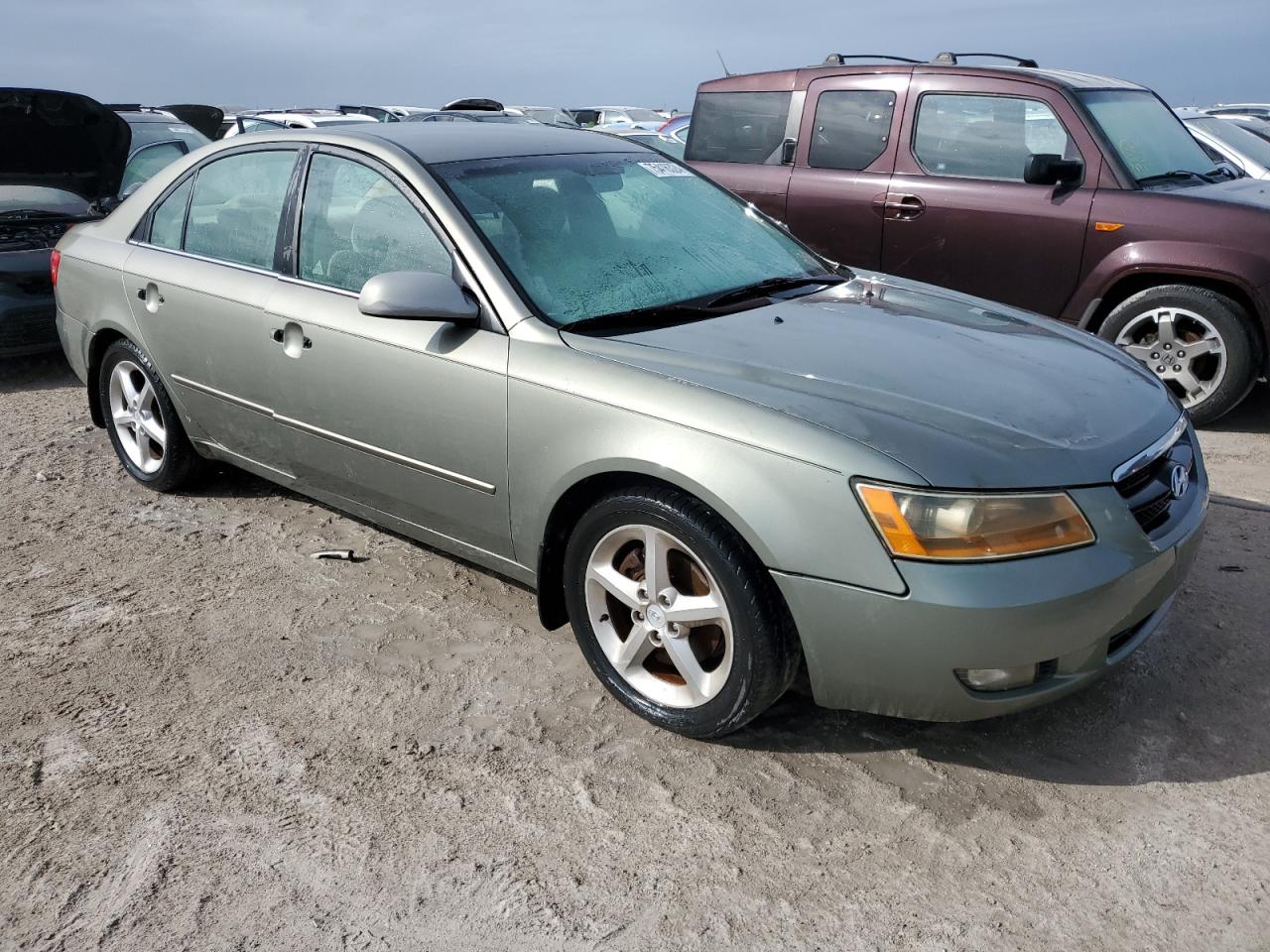 2007 Hyundai Sonata VIN 5NPEU46FX7H192957 Copart auction photo, water/flood damage thumbnail 4