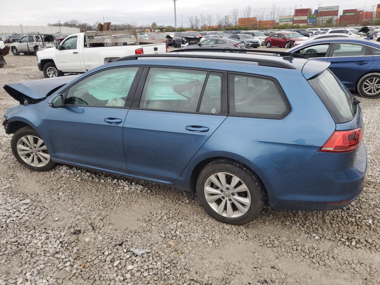 2017 Volkswagen Golf VIN 3VW017AU4HM507982 Copart auction photo, front end damage thumbnail 2