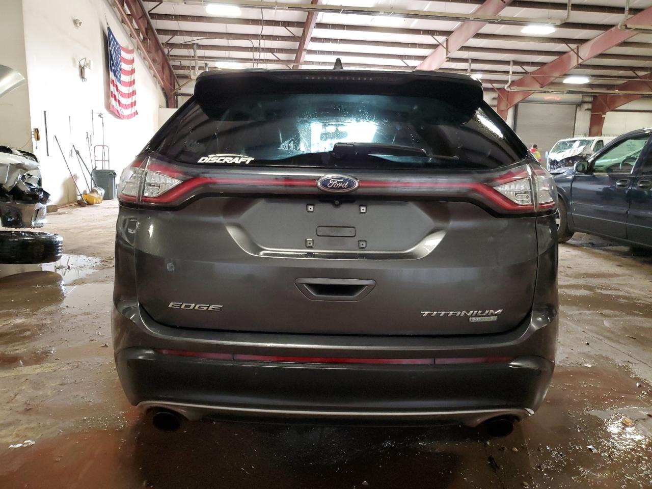 2016 Ford Edge VIN 2FMPK3K95GBB42547 Copart auction photo, front end / side damage thumbnail 6