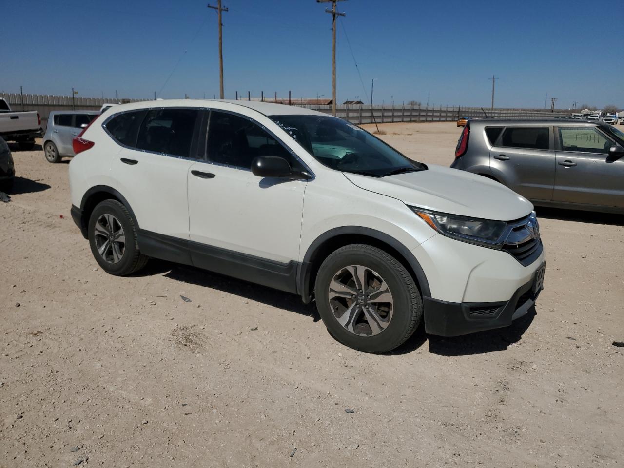 2017 Honda CR-V VIN 5J6RW5H35HL003496 Copart auction photo, hail damage thumbnail 4
