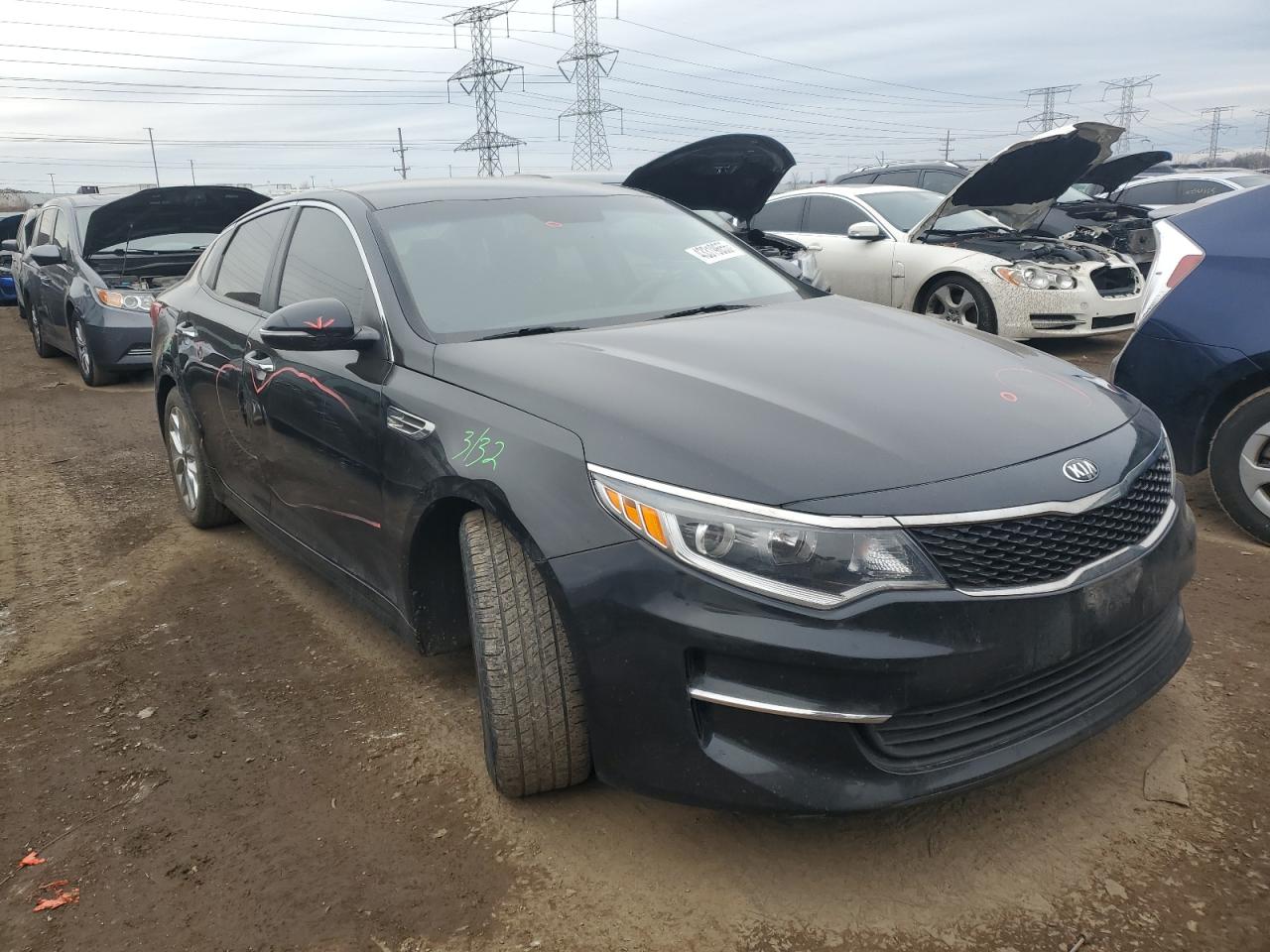 2018 KIA Optima VIN 5XXGT4L30JG262913 Copart auction photo, rear end / front end damage thumbnail 4