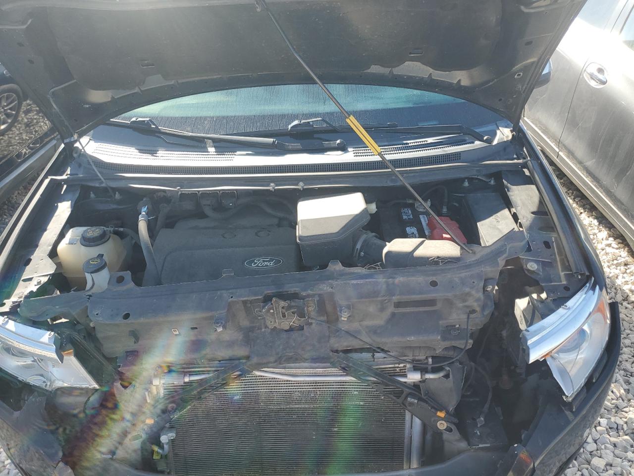 2014 Ford Edge VIN 2FMDK3GC6EBA68592 Copart auction photo, front end damage thumbnail 12