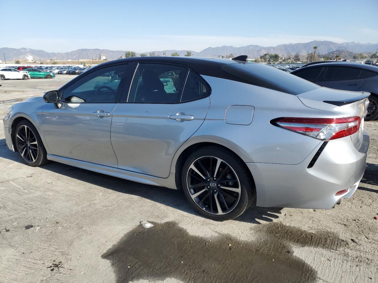 2019 Toyota Camry VIN 4T1B61HK4KU212880 Copart auction photo, burn damage thumbnail 2