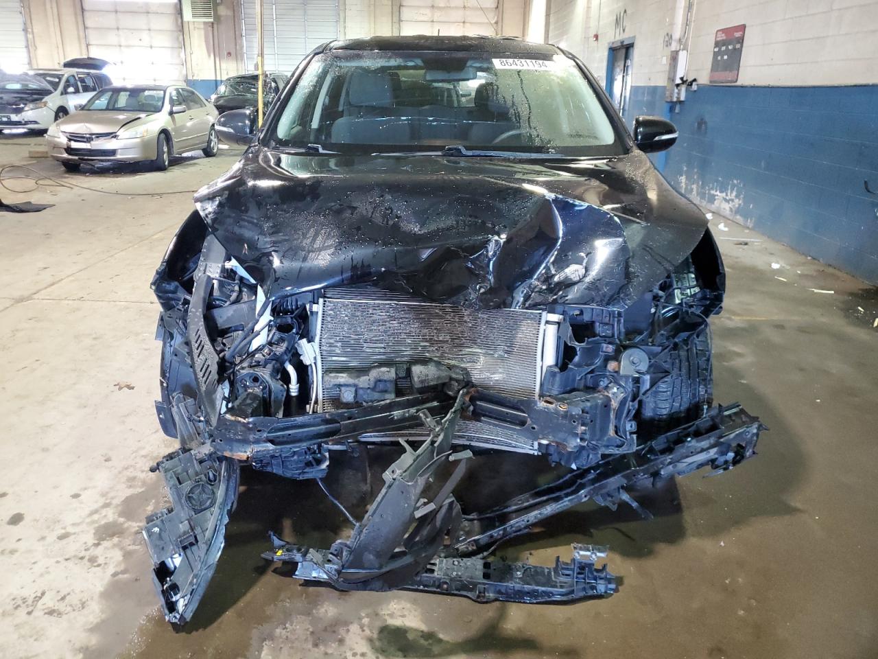 2019 KIA Sorento VIN 5XYPG4A33KG592372 Copart auction photo, front end / mechanical damage thumbnail 5