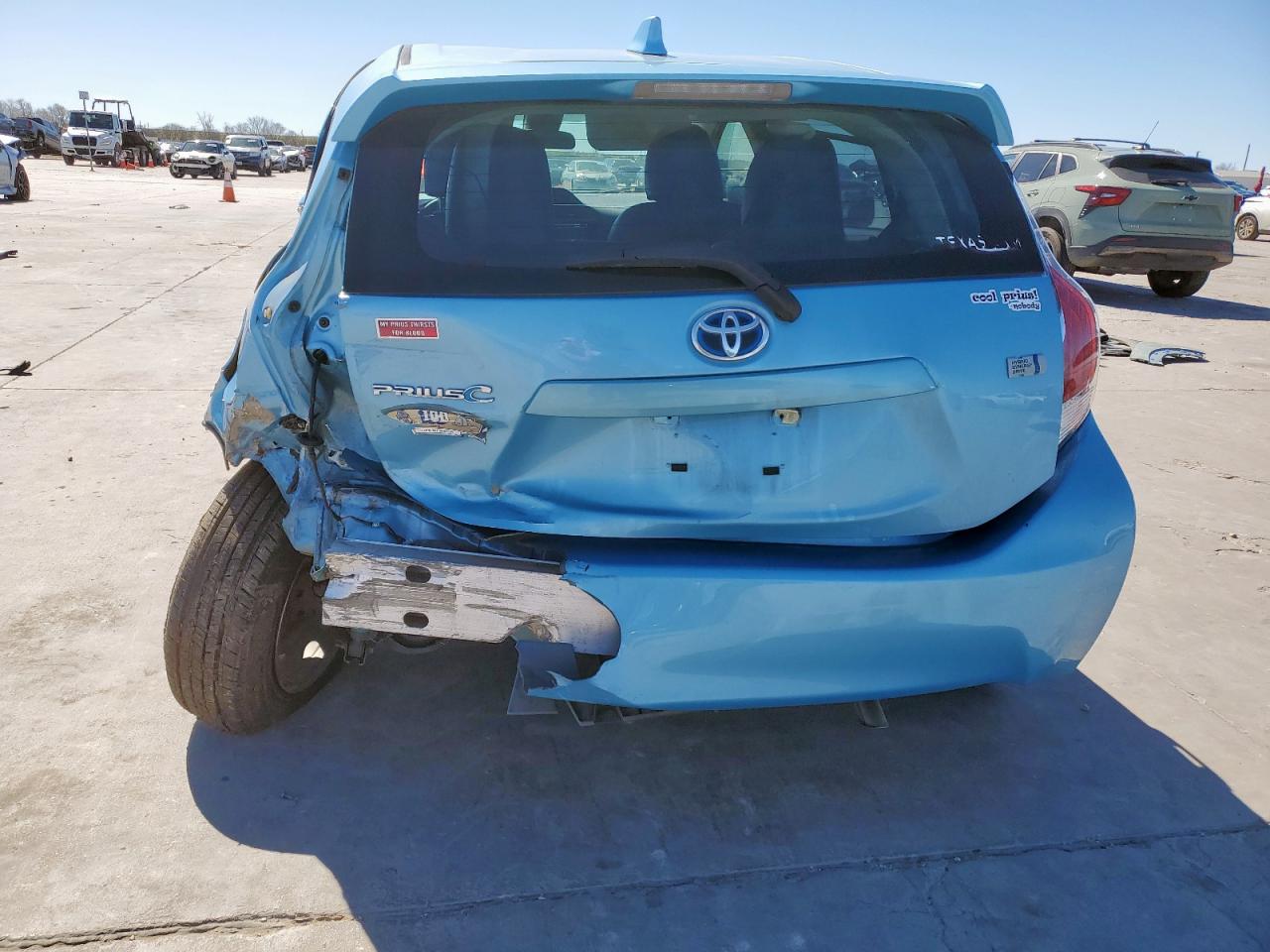 2016 Toyota Prius VIN JTDKDTB35G1120421 Copart auction photo, biohazard/chemical / all over damage thumbnail 6