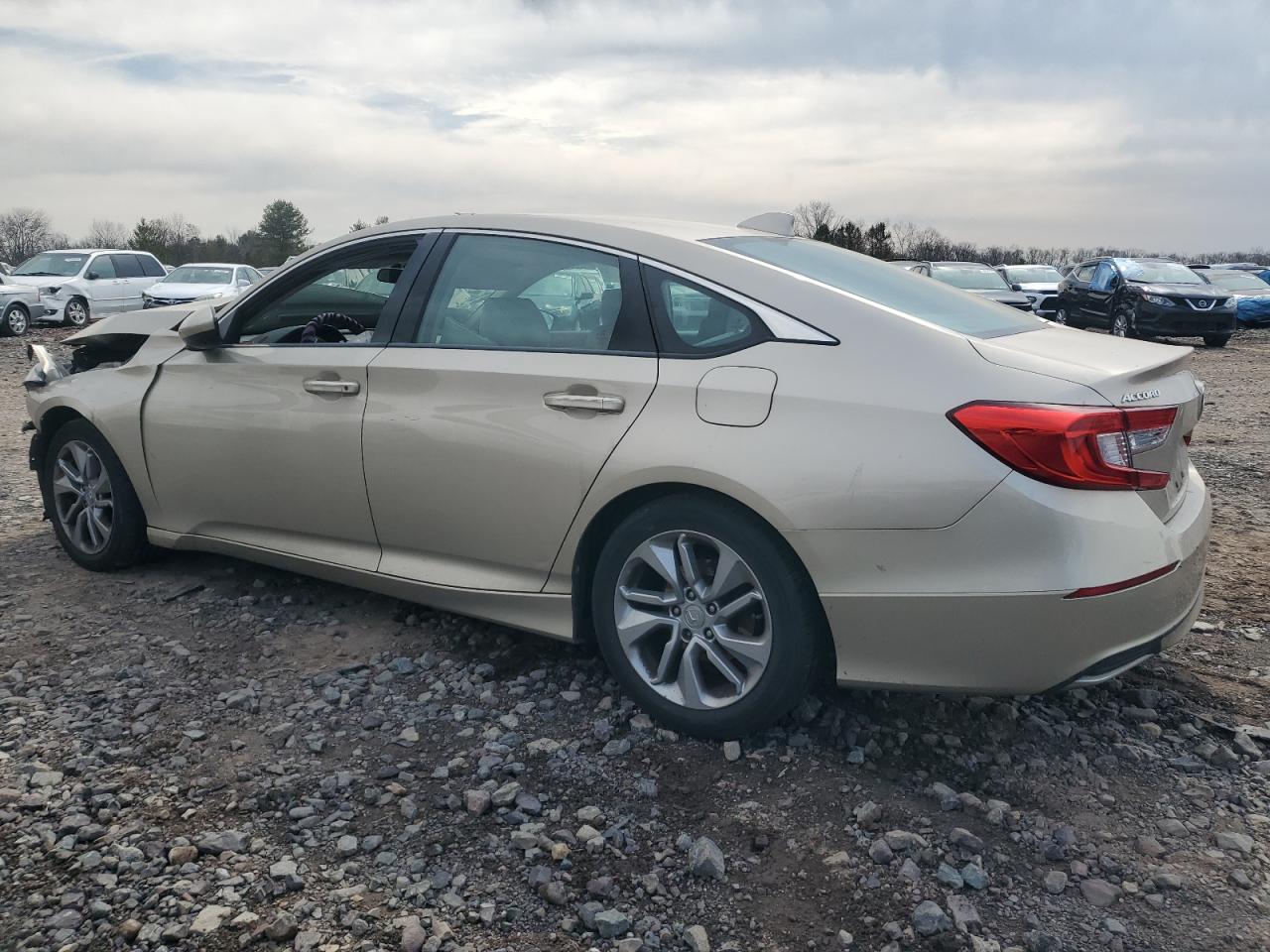 2019 Honda Accord VIN 1HGCV1F10KA093573 Copart auction photo, front end damage thumbnail 2