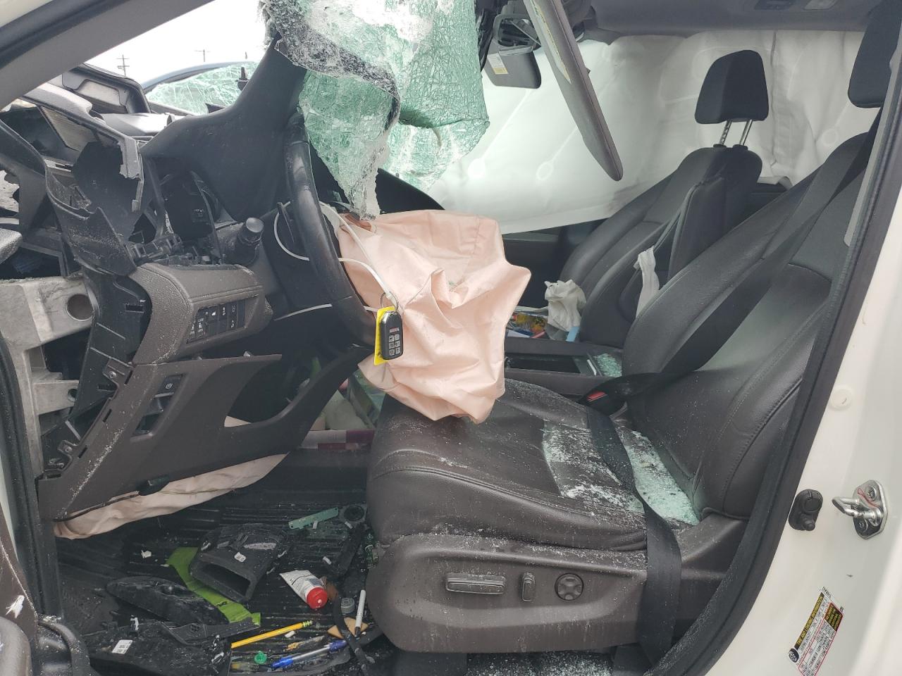 2019 Honda Odyssey VIN 5FNRL6H71KB027408 Copart auction photo, front end / top/roof damage thumbnail 7