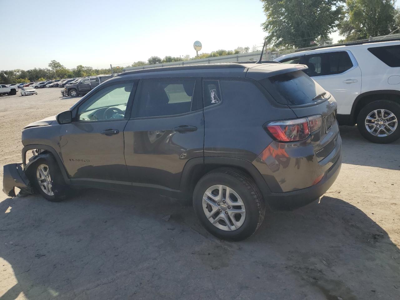 2018 Jeep Compass VIN 3C4NJCAB1JT124349 Copart auction photo, front end damage thumbnail 2