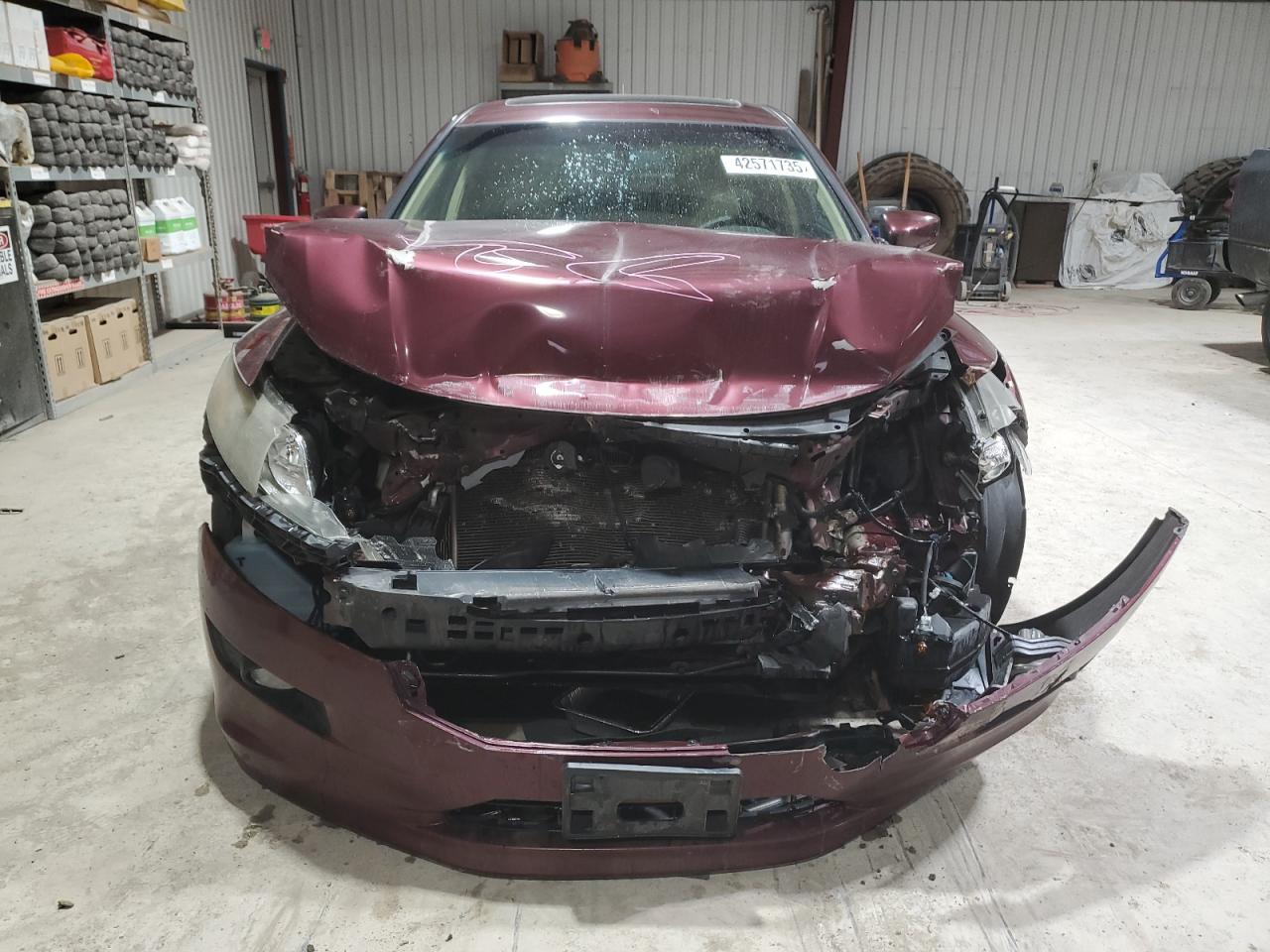 2012 Honda Crosstour VIN 5J6TF2H52CL002935 Copart auction photo, front end damage thumbnail 5