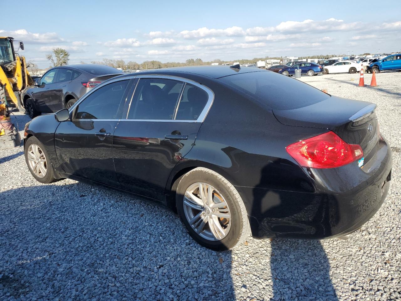 2011 Infiniti G VIN JN1CV6AP0BM510389 Copart auction photo, front end damage thumbnail 2