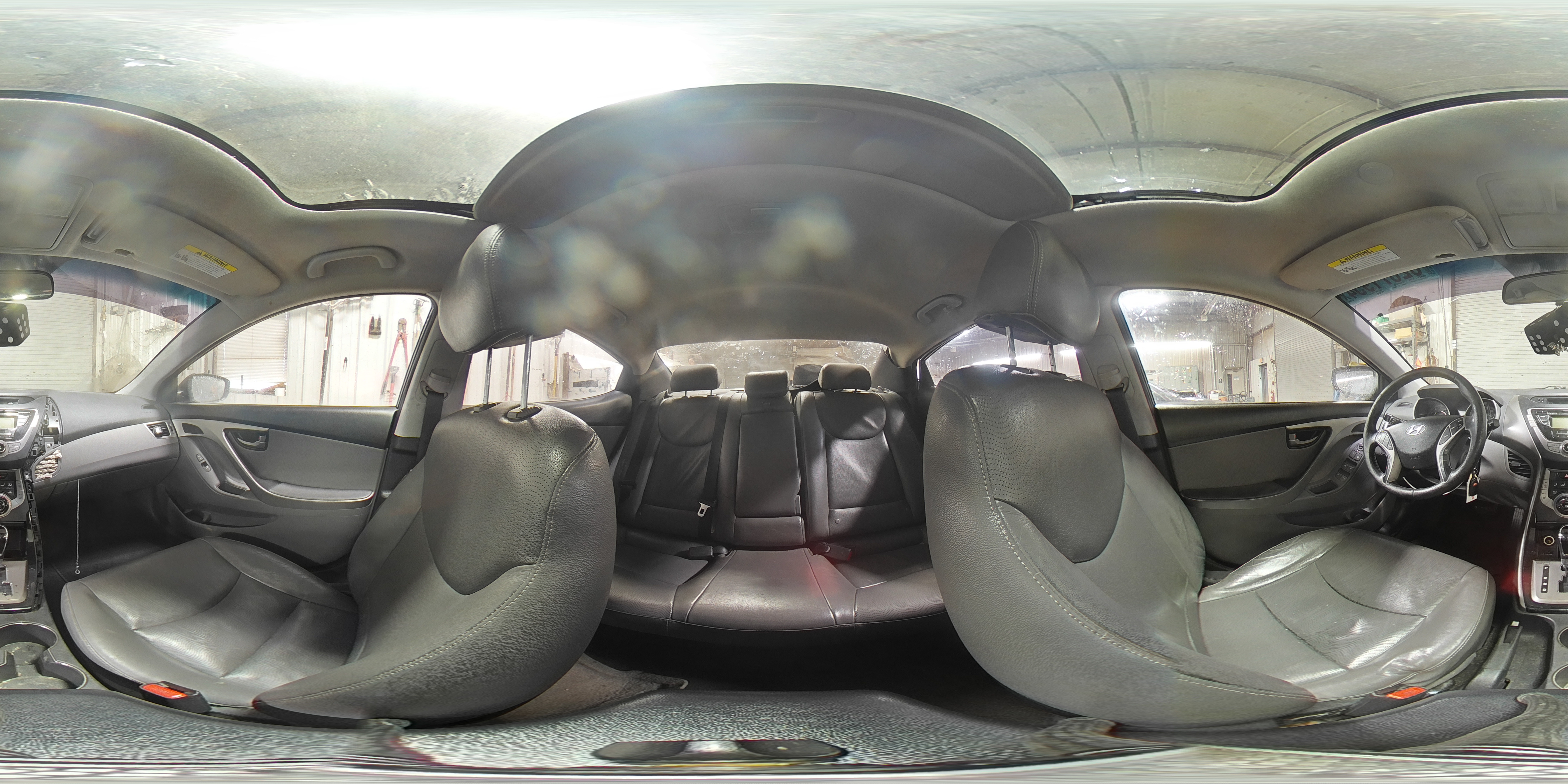 2013 Hyundai Elantra VIN KMHDH4AE2DU527348 Copart auction photo, rear end damage thumbnail 15
