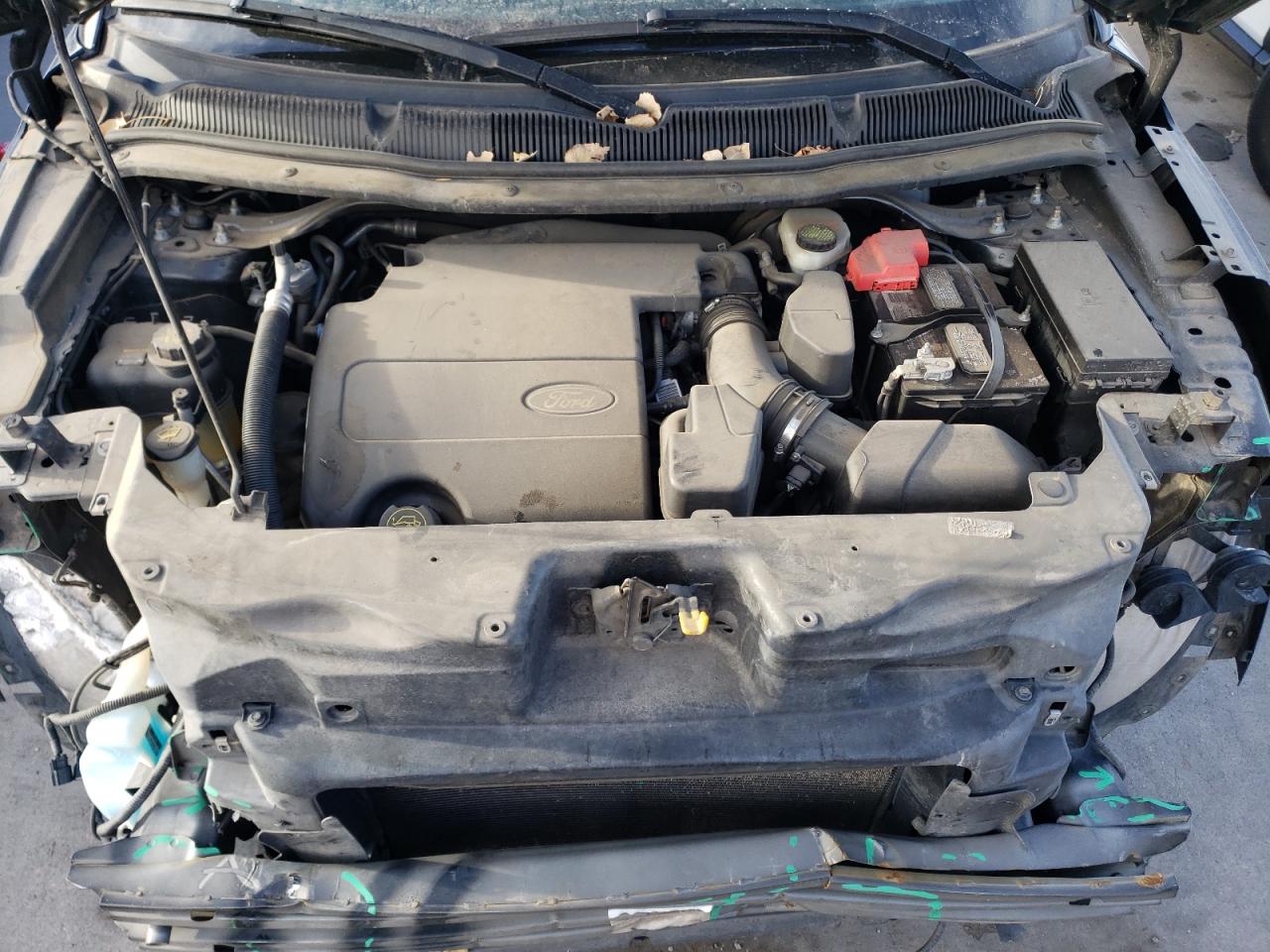 2014 Ford Explorer VIN 1FM5K8B80EGA92321 Copart auction photo, front end / side damage thumbnail 12
