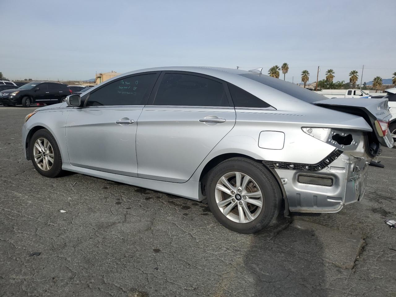2014 Hyundai Sonata VIN 5NPEB4AC0EH920382 Copart auction photo, rear end / front end damage thumbnail 2
