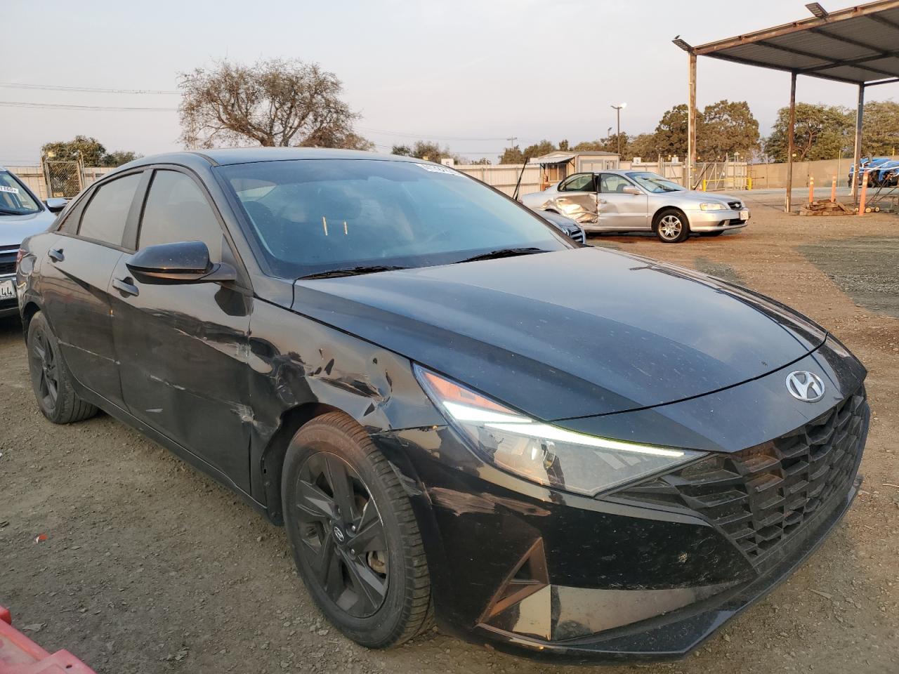 2022 Hyundai Elantra VIN KMHLM4AG9NU339209 Copart auction photo, all over damage thumbnail 4